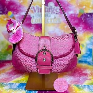 Coach Pink Mini Soho Shoulder Bag – Y2K